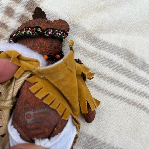 Russ Berrie Co. Thanksgiving Bears Pilgrim & Native American Moveable 1980’s - Picture 14 of 16